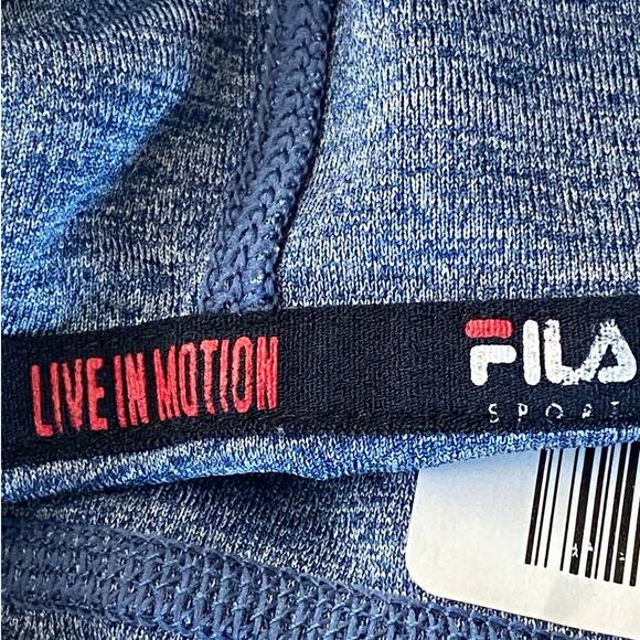 151. Fila Live in Motion Hoodie - Size Large - Blue - Comfy & Sporty - Picture 7 of 8